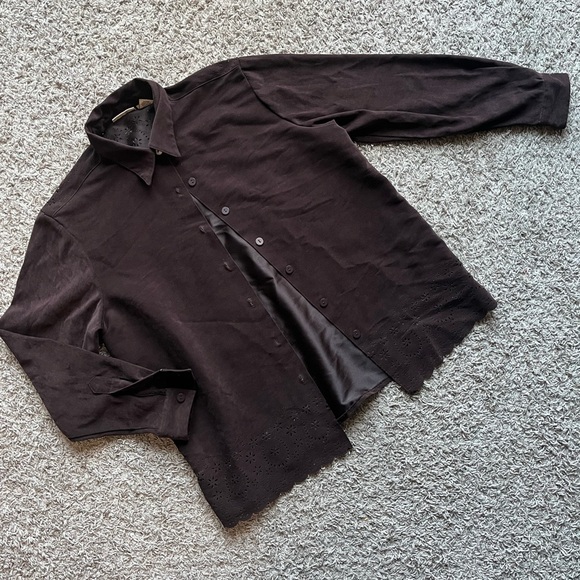 Analogy Tops - Size M Analogy Brown Western Vintage Top